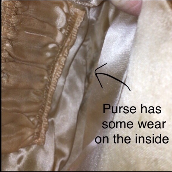 1960’s Rhinestones Kiss Lock Chiffon & Grosgrain Black Evening Bag - Picture 5 of 8